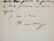 Victor Hugo - Lettre Autographe Signée - Manuscrit - "Généreux Et Noble Esprit" - Writers