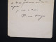 Victor Hugo - Lettre Autographe Signée - Manuscrit - "Généreux Et Noble Esprit" - Schriftsteller