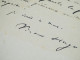 Victor Hugo - Lettre Autographe Signée - Manuscrit - "Généreux Et Noble Esprit" - Writers