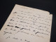 Delcampe - Victor Hugo - Lettre Autographe Signée - Manuscrit - "Généreux Et Noble Esprit" - Escritores