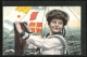 AK Frau In Matrosenuniform Der S.M.S Elsass  - War 1914-18