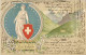 Helvetia - Prägekarte Litho - Sonstige & Ohne Zuordnung