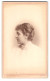 Fotografie J. C. Schaarwächter, Berlin, Friedrichstr. 190, Portrait Brünette Junge Schönheit In Weisser Bluse  - Anonyme Personen