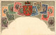 Bulgaria - Briefmarken - Stamps - Prägekarte - Postzegels (afbeeldingen)