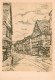 73900341 Giessen  Lahn Gasthof Ins Lotse Zeichnung Kuenstlerkarte  - Giessen