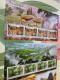 Korea Stamp 2013 Four Seasons Landscape Perf Spring Summer Autumn Winter Temple - Korea (Nord-)