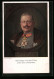 Künstler-AK Geschlagen Wird Der Feind Unter Allen Umständen. - Portrait Kaiser Wilhelm II. Mit Pelzkragen  - Königshäuser