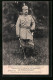 AK Karte Mit Portrait Kaiser Wilhelm II. Für Kriegsverwundete Als Weihnachtsgabe  - Familles Royales