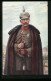 AK Kaiser Wilhelm II. Im Felde Mit Uniform Und Pickelhaube  - Königshäuser