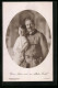 Künstler-AK Portrait Von Kaiser Wilhelm II. Mit Seinem ältesten Enkel  - Familles Royales