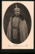 AK Portrait Von Kaiser Wilhelm II. Im Felde  - Familles Royales