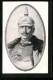 Künstler-AK Portrait Von Kaiser Wilhelm II. Mit Uniform Und Pickelhaube  - Familles Royales