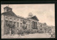 AK Karlsruhe, Rathaus Mit Pferdewagen Und Litfasssäule  - Karlsruhe