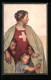 AK Schweizer Bundesfeier 1917, Helvetia Mit Ihren Kindern, Ganzsache  - Ganzsachen