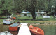 72167361 Tipton_Michigan Bauer Motel Boote Am Anlegesteg - Other & Unclassified