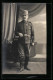 AK Portrait Eines Jungen österreichischen Soldaten Mit Schnurrbart Und Orden  - War 1914-18