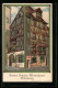 AK Nürnberg, Hans Sachs-Wohnhaus In Der Strassenansicht  - Nürnberg