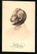 Künstler-AK Kaiser Wilhelm II. Im Seitenprofil Porträtiert  - Royal Families
