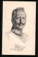 Künstler-AK Porträt Von Kaiser Wilhelm II. Mit Ernstem Blick  - Royal Families