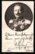 AK Porträt Von Kaiser Wilhelm II. In Uniform Mit Orden  - Familles Royales