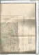 RT // Vintage // à Saisir !! Carte Ministère Intérieur Tirage 1887 CHATEAU DU LOIR Carte Au 1/100 000 Me - Landkarten