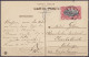 Congo Belge - CP "Paquebot Bruxellesville Venant D'Anvers" Affr. N°55 Càd BOMA /1 MAI 1912 Pour ELISABETHVILLE KATANGA V - Storia Postale