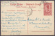 Congo Belge - EP "Kasongo Artillerie" CP 10c Rouge-brun Càd KASONGO /12-2-1921 Pour BRUXELLES - Càd Passage STANLEYVILLE - Entiers Postaux