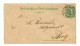 Privat Stadtpost Stuttgart 1888, Ganzsachen Umschlag - Storia Postale