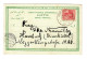 Deutsche Seepost Ost-Afrikanische Hauptlinie 1903 Nach Hamburg, AK Port-Said - Lettres & Documents