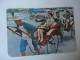 HONG KONG  POSTCARDS  MEN CARYING COACH TAXIS     FOR MORE PURHASES 10% DISCOUNT - Chine (Hong Kong)