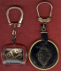 ** 2  PORTE - CLEFS  COLOMBES ** - Key-rings