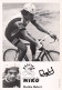 Vélo Coureur Cycliste Francais Hubert Mathis - Team Miko Mercier  Cycling - Cyclisme - Ciclismo - Wielrennen - Signée  - Cycling