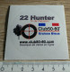 THEME TIR : 22 HUNTER - CLUB 50-60 - Stickers