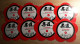 SPORT : LOT DE 8 AUTOCOLLANTS VALEURS JUDO - TOUS DIFFERENTS - Stickers