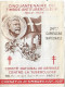 Carnet 10 Vignettes Timbre Antituberculeux Tuberculose Cinquantenaire 1904-1954 - 24ème Campagne Nationale - Pub NESTLE - Vignetten (Erinnophilie)