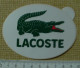 LOT DE 2 AUTOCOLLANTS LACOSTE - Stickers