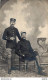 CARTE PHOTO NON IDENTIFIEE REPRESENTANT DEUX SOLDATS CHEZ UN PHOTOGRAIPHE EN ALLEMAGNE - To Identify