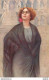 ILLUSTRATION FEMME FIERE EN NOIR - 1900-1949