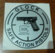 THEME ARME : AUTOCOLLANT GLOCK - SAFE ACTION PISTOLS - Stickers