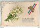 HUMBLES FLEURS DE FRANCE DECOUPIS ET DRAPEAU FRANCAIS - Patriotiques