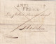 LETTRE. HOLLANDE. 20 FEB 1820. AMERSFOORT/FRANCO. DE BAARN. POUR HAARLEM - ...-1852 Préphilatélie