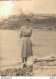 CARTE PHOTO NON IDENTIFIEE REPRESENTANT MARIE A CAGLIARI SARDAIGNE EN 1955 - To Identify