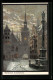 Lithographie München, Marienplatz  - Muenchen