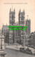 R546303 London. Westminster Abbey And Victoria Tower. 1926 - Autres & Non Classés