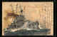 Künstler-AK Hans Bohrdt: Kriegsschiff S. M. Deutschland In Der Biscaya  - Guerre