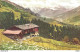 CARTE PHOTO NON IDENTIFIEE REPRESENTANT UN PAYSAGE ALPIN - A Identificar