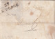 LETTRE. 4 SEPT 1826. 37/LE PEAGE. ISERE. DE SERIERE. TAXE 2 - 1801-1848: Précurseurs XIX