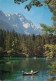 Navigation Sailing Vessels & Boats Themed Postcard Badersee Mit Zugspitze - Voiliers