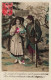 COUPLES - Soldat Français - Jeune Femme De Deutschland - Bouquet De Fleurs - Carte Postale Ancienne - Couples