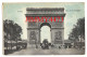 CPA - PARIS En 1911 - Arc De Triomphe ( Place Bien Animée, Attelages ) - Arc De Triomphe
